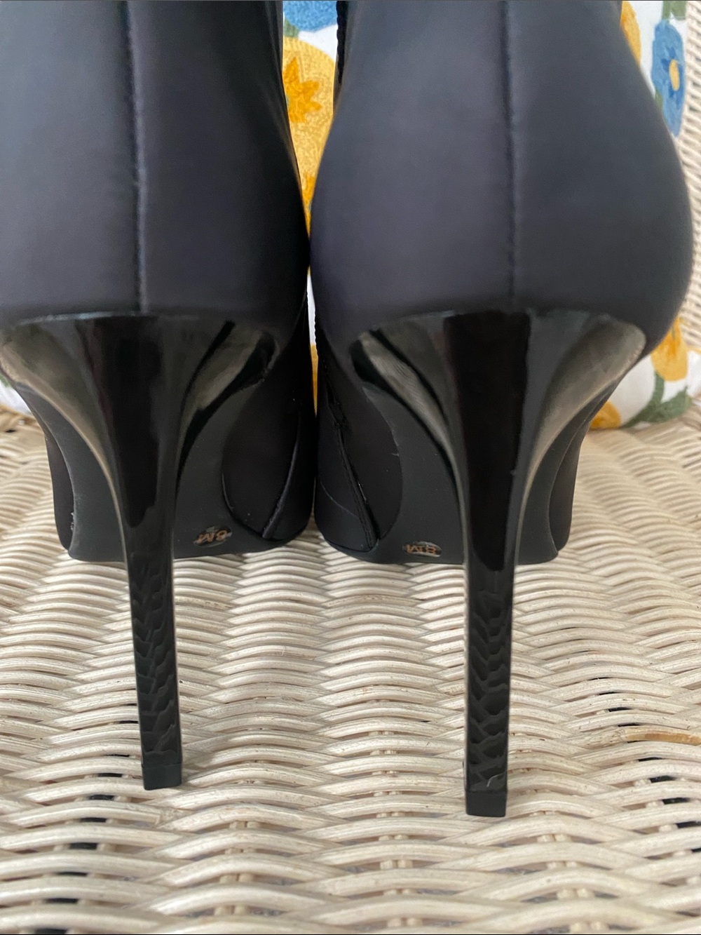 NEW! INC International Concepts Black Lace-Up Knee-High Stiletto Boots - Picture 9 of 14